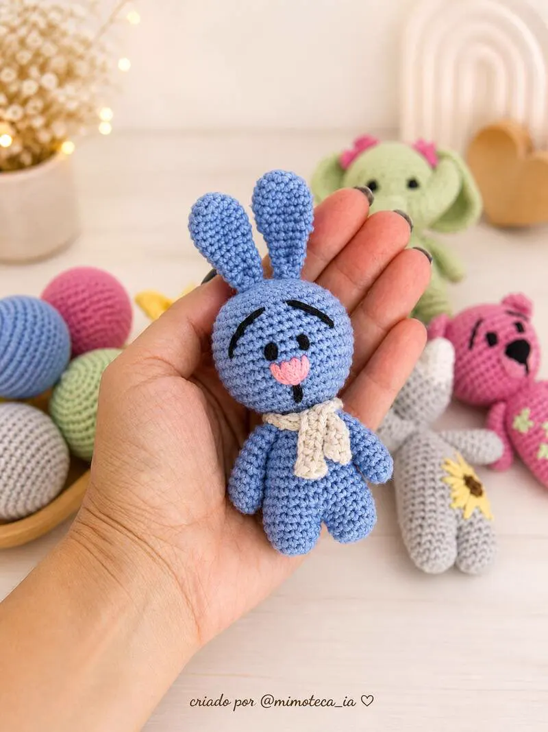 Amigurumi feito no Desafio Safari 3